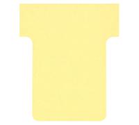 Nobo Card Board Accessory T-Cards, Size 1.5, Pack of 100 Yellow