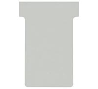 Nobo Cardboard Accessories, T-Cards (100 Pieces) Größe 2 Grey
