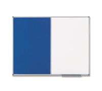 Nobo Classic Combi Blue Felt/Steel noticeboard 1200 x 900mm