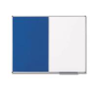 Nobo Classic Combi Blue Felt/Steel noticeboard 1200 x 900mm