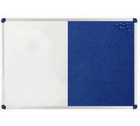 Nobo Classic Combi Blue Felt/Steel noticeboard, 900 x 600mm