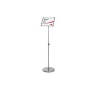 Nobo Clip Frame Display Stand A3. Product colour: Silver. Width: 463 mm Height: 1475 mm Depth: 300 mm. Package width: 420 mm Package height: 55 mm Package depth: 695 mm. Country of origin: China