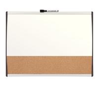 Nobo Combination Board Cork/Magnetic Whiteboard Arched Frame 585x430mm