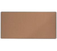 Nobo Premium Plus Wall Mountable Notice Board 1915185 Cork Aluminium Frame 2000 x 1000 mm Brown