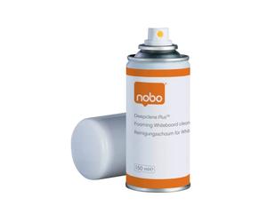Nobo Deepclene Plus Foaming Whiteboard Cleaner, 150ml Bottle, Monthly Use, For Dry Wipe/Erase Surfaces & Permanent Ink, 34538408