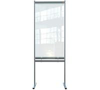 Nobo Premium Plus Clear PVC Free Standing Protective Divider Screen 700X2000mm