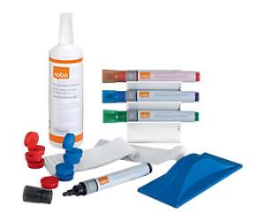 Nobo Dry Erase Whiteboard Accessory & Cleaning Starter Kit 32 pieces 1941430