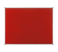 Nobo Elipse Noticeboard Felt with Aluminium Frame Red (1200 x 900 mm)