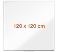 Nobo Essence 1200 x 1200mm Steel Magnetic Whiteboard, Corner Wall Mounting