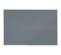 Nobo Felt Noticeboard, 1800 x 1200 mm, Aluminium Trim, Corner Wall Mounting, Essence Range, Grey, 1915440