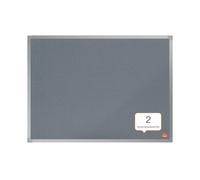ACCO NOBO Felt Noticeboard Essence 1915204 600 x 450 mm Aluminium Trim Corner Wall Mount Grey