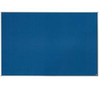 Nobo Felt Noticeboard, 1800 x 1200 mm, Aluminium Trim, Corner Wall Mounting, Essence Range, Blue, 1915438