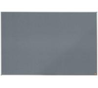 Nobo Felt Noticeboard, 1800 x 1200 mm, Aluminium Trim, Corner Wall Mounting, Essence Range, Grey, 1915440