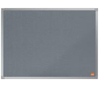 ACCO NOBO Felt Noticeboard Essence 1915204 600 x 450 mm Aluminium Trim Corner Wall Mount Grey