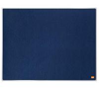 Nobo Felt Noticeboard, 600 x 450 mm, Slim Trim Frame, InvisaMount Mounting System, Impression Pro, Blue, 1915225