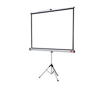 Nobo Flexible Projection Screen Tripod, Lightweight Pop-Up Matte White Projector Surface With Stand, Portable & Free Standing, 2000 x 1513mm, 1902397