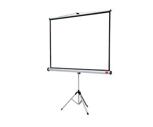 Nobo Flexible Projection Screen Tripod, Lightweight Pop-Up Matte White Projector Surface With Stand, Portable & Free Standing, 1750 x 1325mm, 1902396