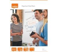 Nobo Plain Flipchart Pad A1 100 Sheet (2 Pack)