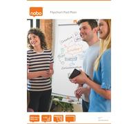 Nobo Flipchart Pad Plain 650x955mm 20 Sheets