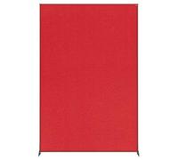 Nobo Free Standing Screen Divider, Felt Surface, 1.8 m High, Impression Pro, 1200 x 1800 mm, Red, 1915527