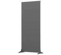Nobo Free Standing Screen Divider, Felt Surface, 1.8 m High, Impression Pro, 800 x 1800 mm, Grey, 1915522