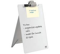 Nobo Glass Dry Wipe Personal Desktop Easel Whiteboard, 21.6 x 29.7 x 3 cm, Brilliant White, 1905173