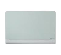 Nobo Glass Magnetic Whiteboard with Concealed Pen Tray, 1000 x 560 mm, InvisaMount Mounting System, Impression Pro, Brilliant White, 1905191