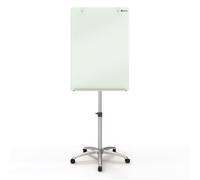 Nobo Glass Mobile Easel Brilliant White