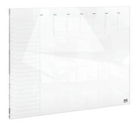 Nobo Glass Whiteboard Memo Pad Week Planner Home Office Desk Stationery 56x43