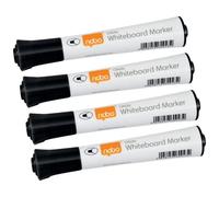 Nobo Glide Drywipe Whiteboard Pens, 2 mm Bullet Tip, Pack of 10, 1915264, Coloured