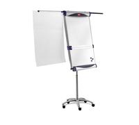 Nobo Impression Pro Mobile Steel Magnetic Whiteboard Easel with Extended Display Arms