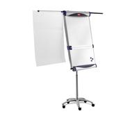 Nobo Impression Pro Mobile Steel Magnetic Whiteboard Easel with Extended Display Arms