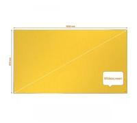 Nobo Impression Pro Panoramic Format Felt Board 1550x870 Mm Yellow