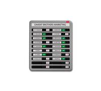 Nobo 355 38093 In/Out board with 20 name capacity, EACH