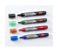 Nobo Liquid Ink Markers Bullet Tip 4 Pack