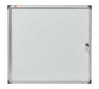 Nobo Lockable Whiteboard Display Case Slimline Noticeboard Home Office 6xA4