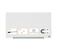 Nobo Impression Pro Glass Magnetic Whiteboard 1260 x 710mm, none