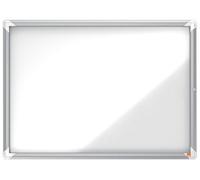 Nobo Lockable Magnetic Noticeboard Message Memo Board Home Office Metal 8xA4