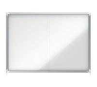Nobo Premium Plus 18xa4 Sheets Magnetic White Surface Interior Display Case With Sliding Door Clear Kids