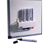 Nobo Magnetic Pen Holder Square for 4 Markers 20 mm White