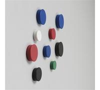 Nobo Magnetic Whiteboard Magnets, 20 mm, Pack of 10, Coloured, 1901016