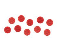 Nobo 1915314 Magnetic Whiteboard Magnets 10 Pack 38MM Coloured Magnets Red