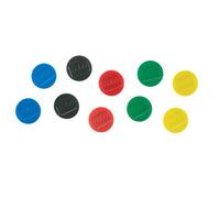 Nobo Magnetic Whiteboard Magnets, 38mm, Pack Of 10, 1915318, Coloured