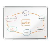 Nobo Premium Plus Enamel Magnetic Whiteboard 600x450mm 1915143