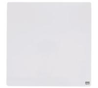 Nobo Mini Magnetic Whiteboard Coloured Tile, Frameless, Dry Wipe, Easy Clean, Wall Mountable, Home/Office, 360 x 360 mm, White, 1903802