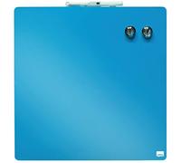 Nobo Mini Magnetic Whiteboard Coloured Tile 360x360mm Blue 1903873