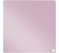 Nobo Mini Magnetic Whiteboard Coloured Tile, Frameless, Dry Wipe, Easy Clean, Wall Mountable, Home/Office, 360 x 360 mm, Rose Pink, 1915623