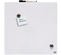 Nobo Mini Wall Mountable Magnetic Whiteboard Tile 1903802 Lacquered Steel Frameless 360 mm x 360 mm White
