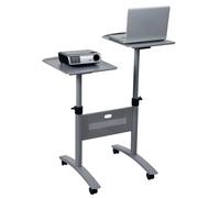 Nobo Multimedia Projection Trolley Twin Platform Adjustable (New Sealed)