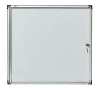 Nobo Noticeboard Extra-flat Glazed Case Lockable Magnetic Steel A4 (785 x 40 x 812 mm)